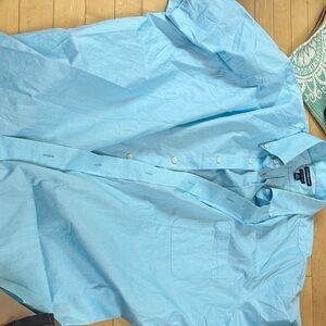 Croft & Barrow Sky Blue Casual Button Down Shirt